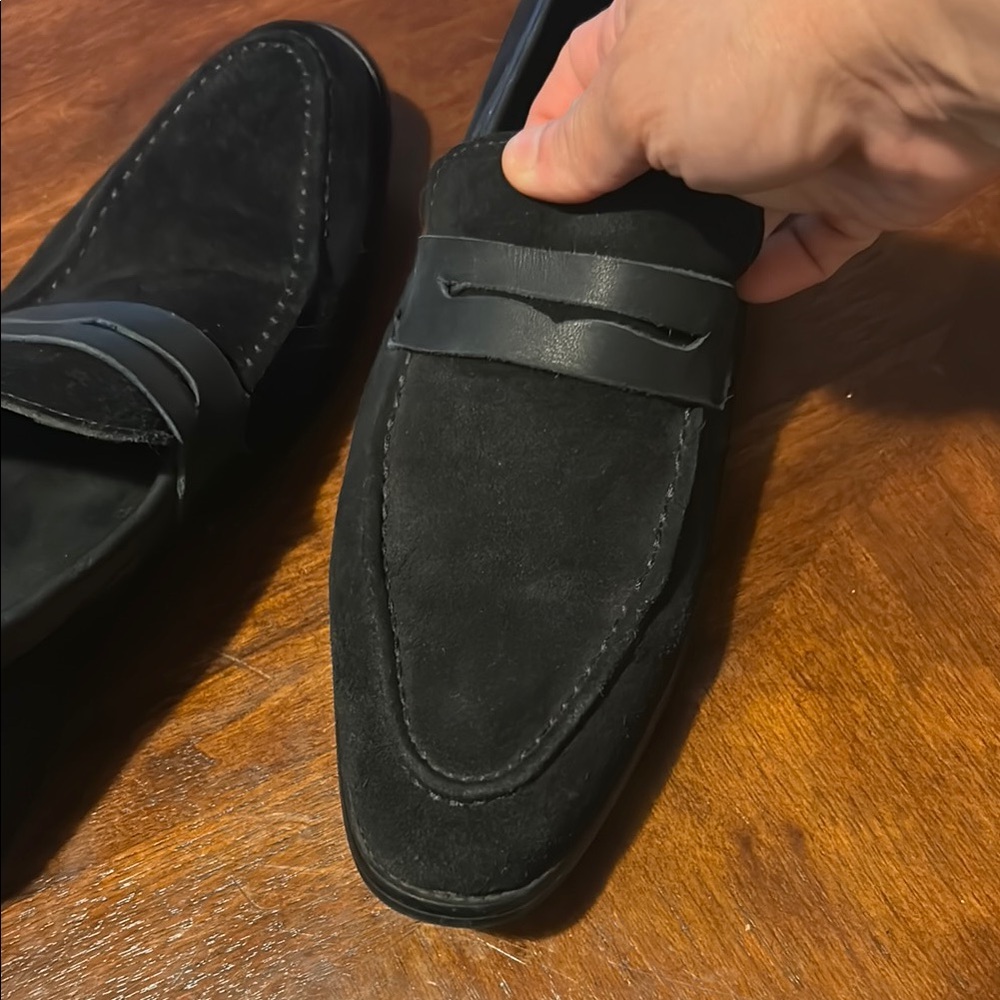 Gucci Men's Black Leather Loafers